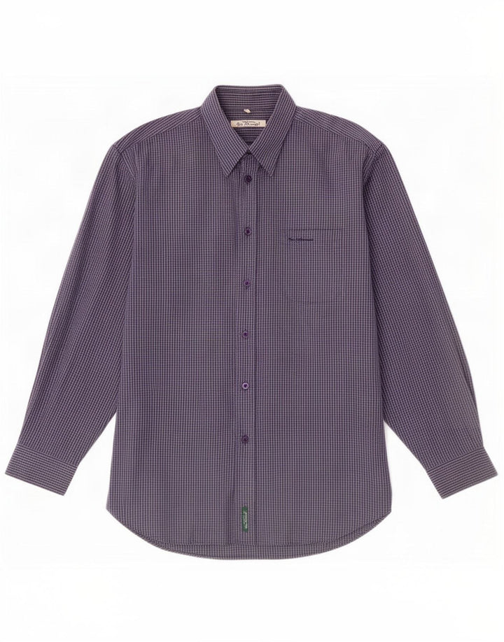Cămașă pentru bărbați Ben Sherman, 4XL, bleumarin, carouri