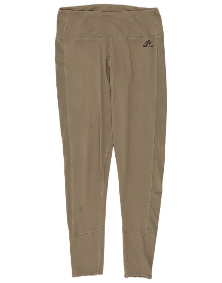 Leggings Climacool Adidas pentru femei UK 12/14 Medium Khaki