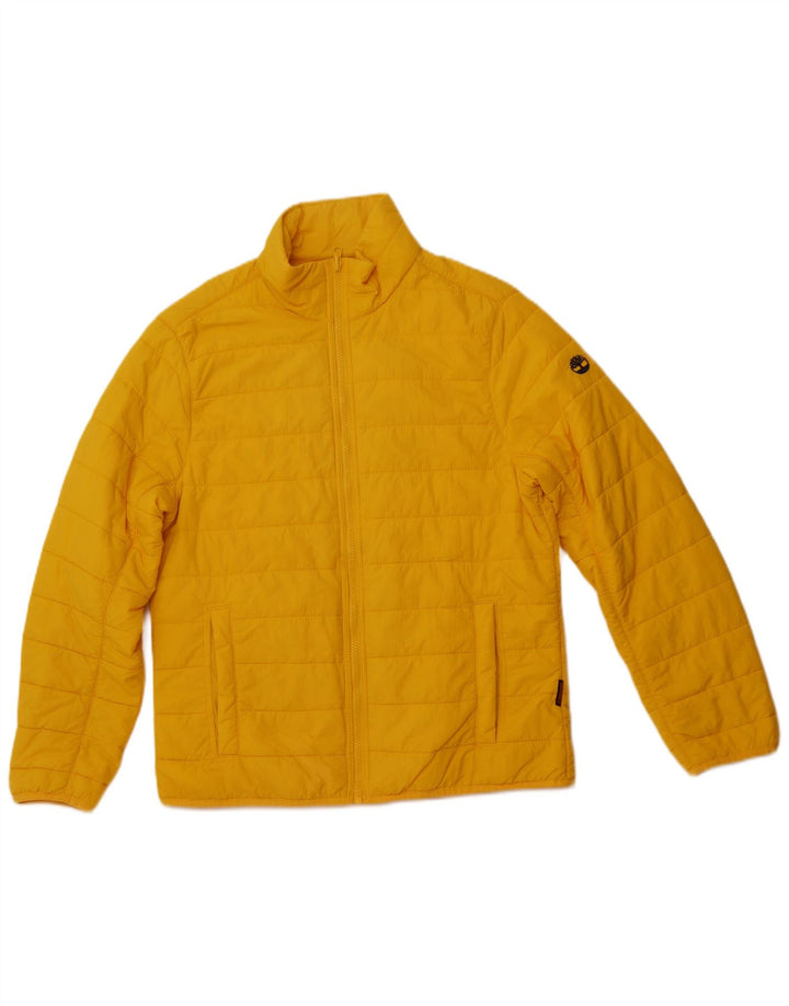 Jachetă căptușită pentru bărbați TIMBERLAND UK 38, nailon galben mediu