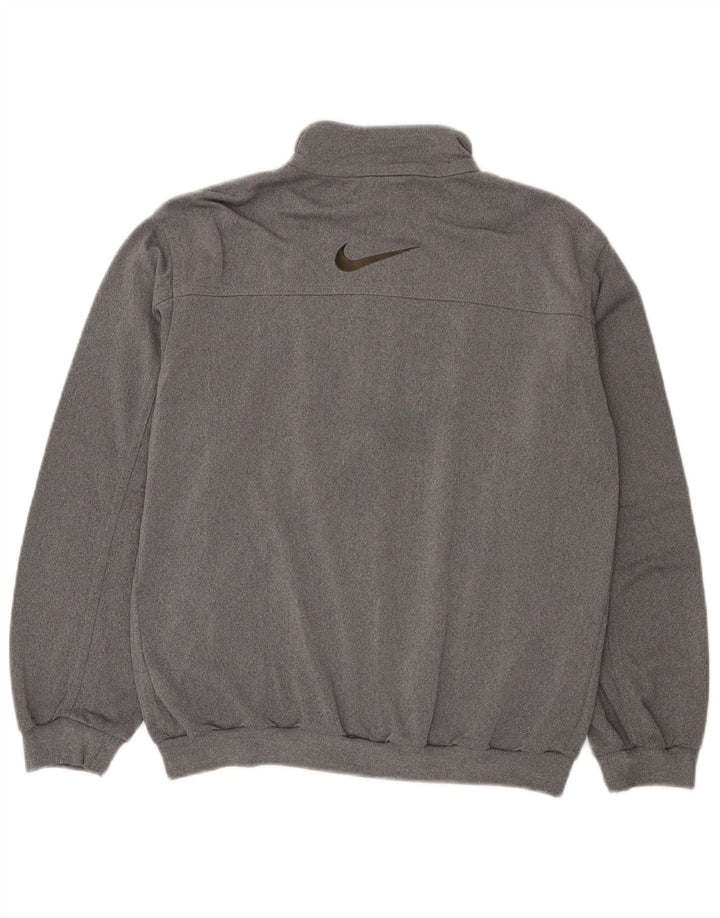 Jachetă de top pentru trening cu grafică Nike pentru băieți 12-13 ani, mare, gri pete