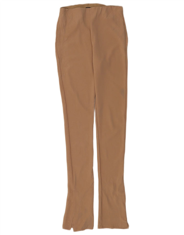 Leggings pentru femei Zara Medium L28 L30 Maro Poliester cu dungi
