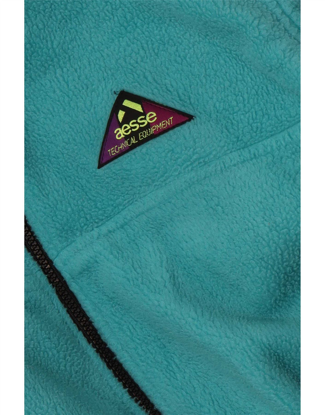 Jachetă fleece pentru bărbați Aesse UK 38 Medium Turcoaz Poliester Sport