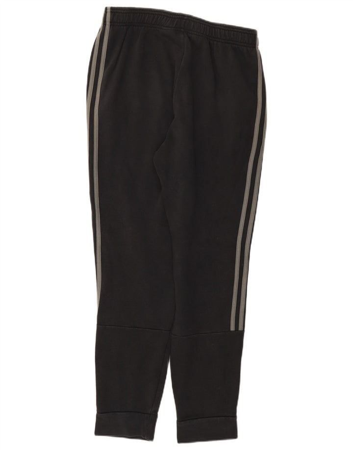 Pantaloni de trening Adidas pentru bărbați Joggeri, bumbac mediu negru