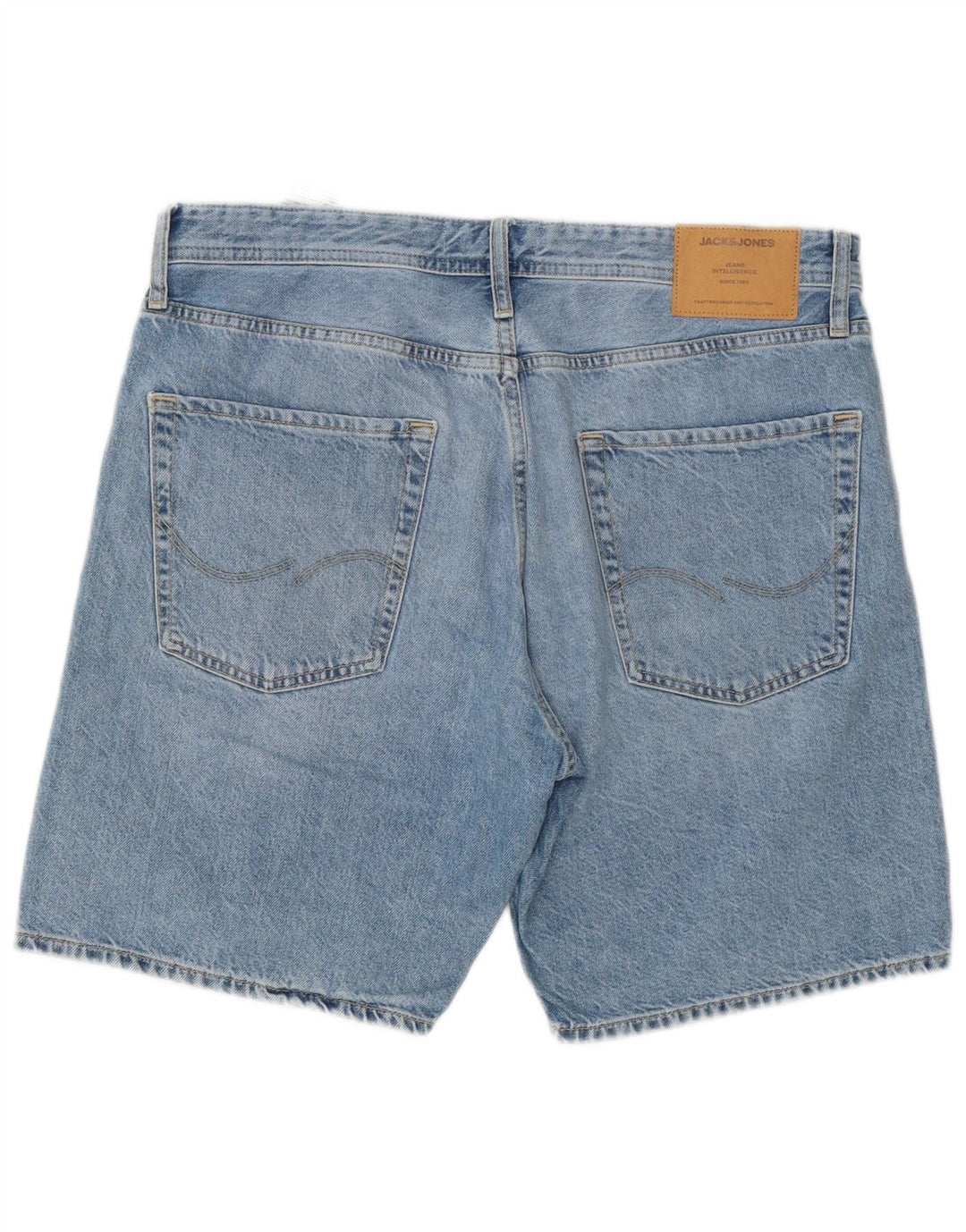 Pantaloni scurți Jack & Jones Chris Denim pentru bărbați, mari W34, bumbac albastru