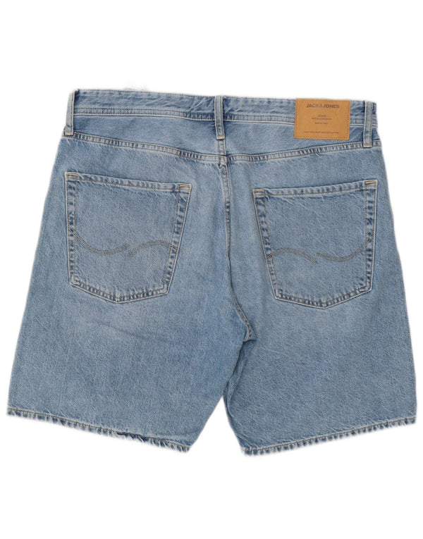 Pantaloni scurți Jack & Jones Chris Denim pentru bărbați, mari W34, bumbac albastru