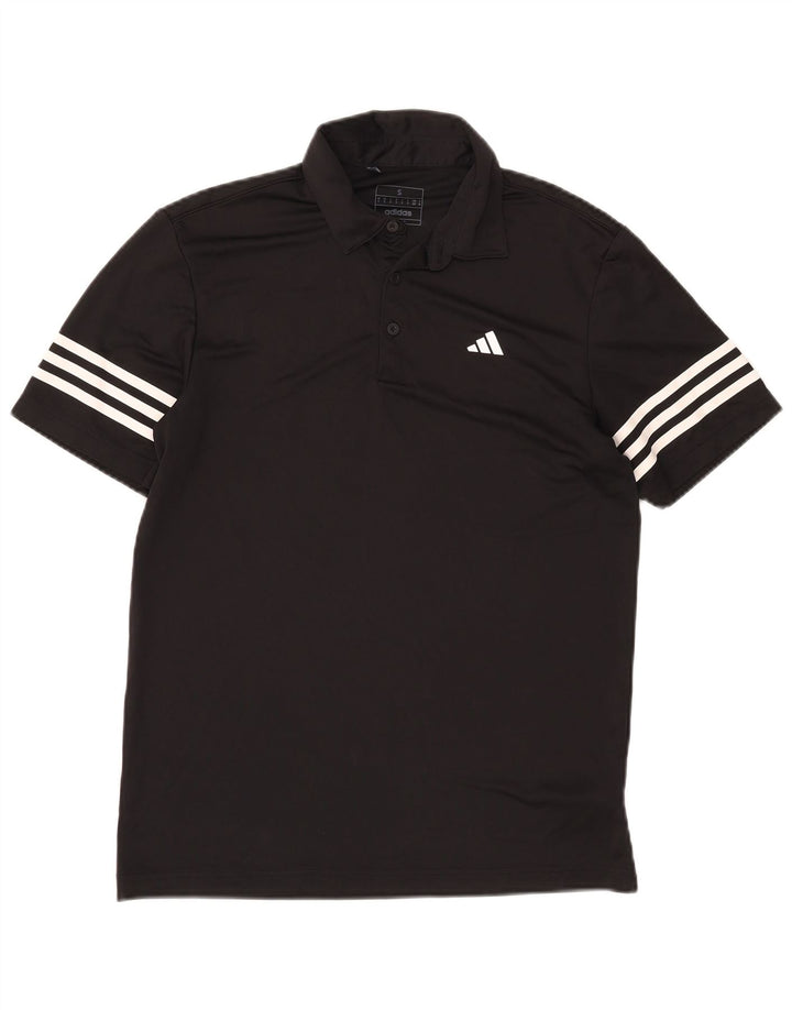 Tricou polo pentru bărbați Adidas Mic Negru Poliester