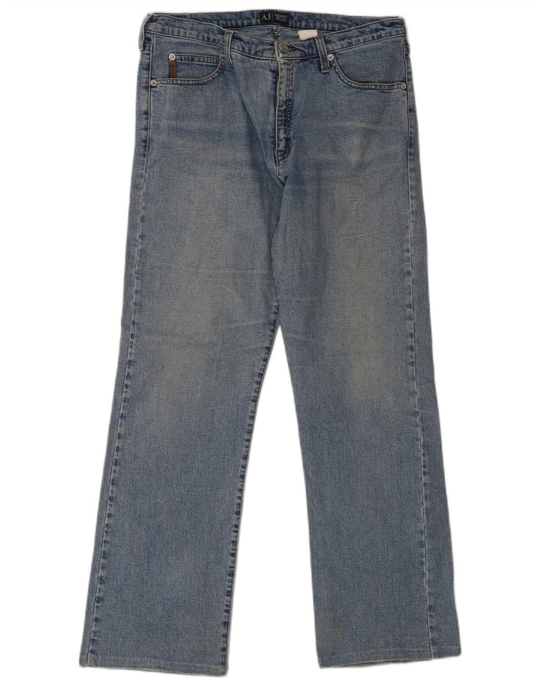 ARMANI Womens Straight Jeans W31 L29 Blue