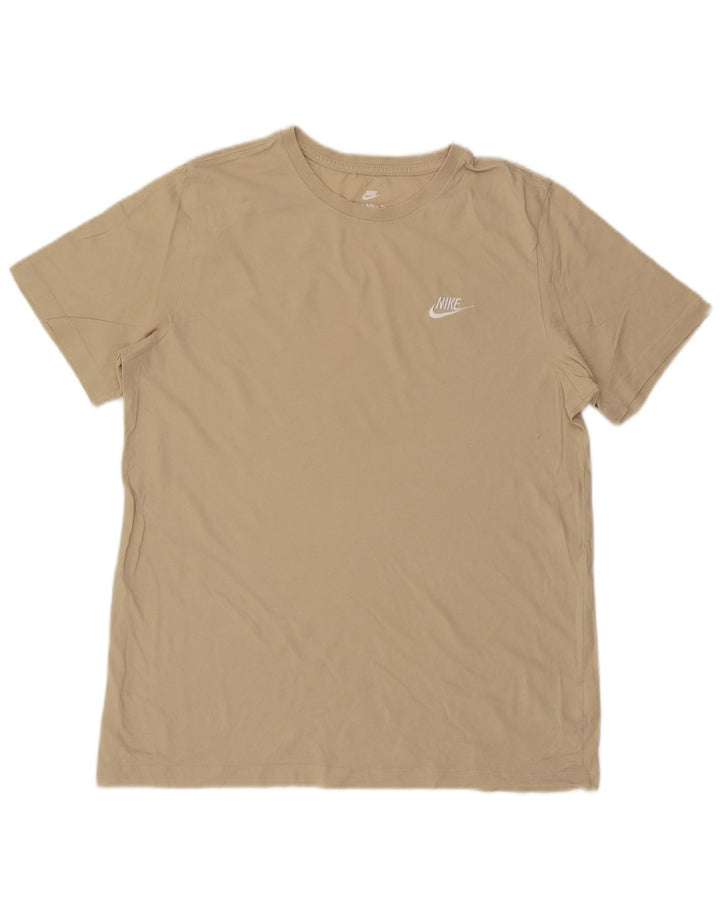 Tricou pentru bărbați Nike Top mare, bej, bumbac