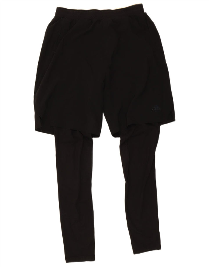 Leggings pentru femei Adidas UK 10 Poliester negru mic