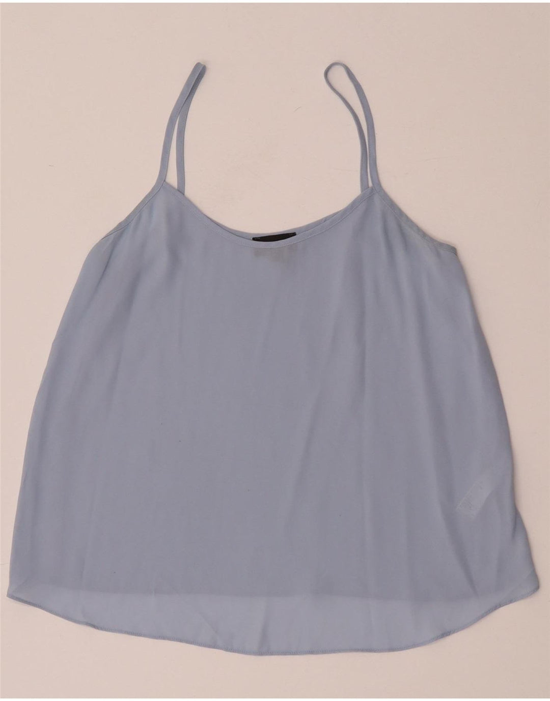 Topshop pentru femei oversized Cami Top UK 8 Small Blue Poliester