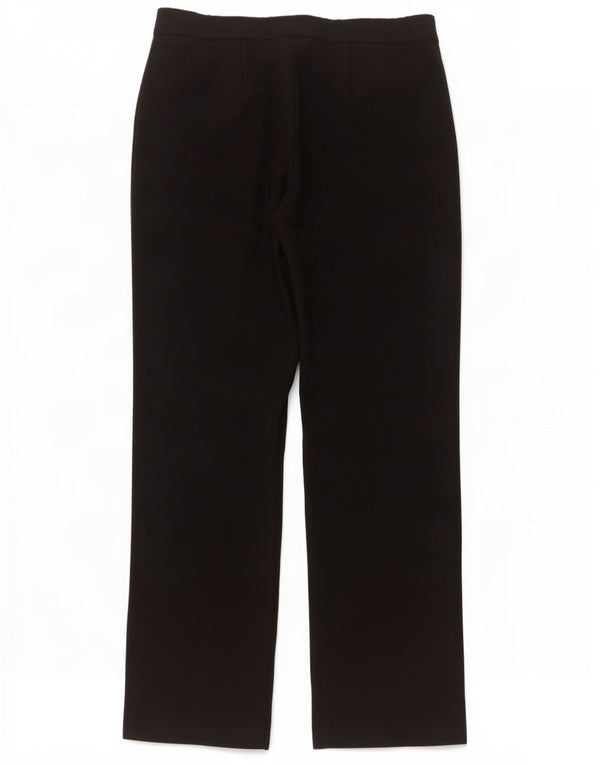 Pantaloni casual drepti pentru femei Marks & Spencer UK 10 Small W30 L28 Negru