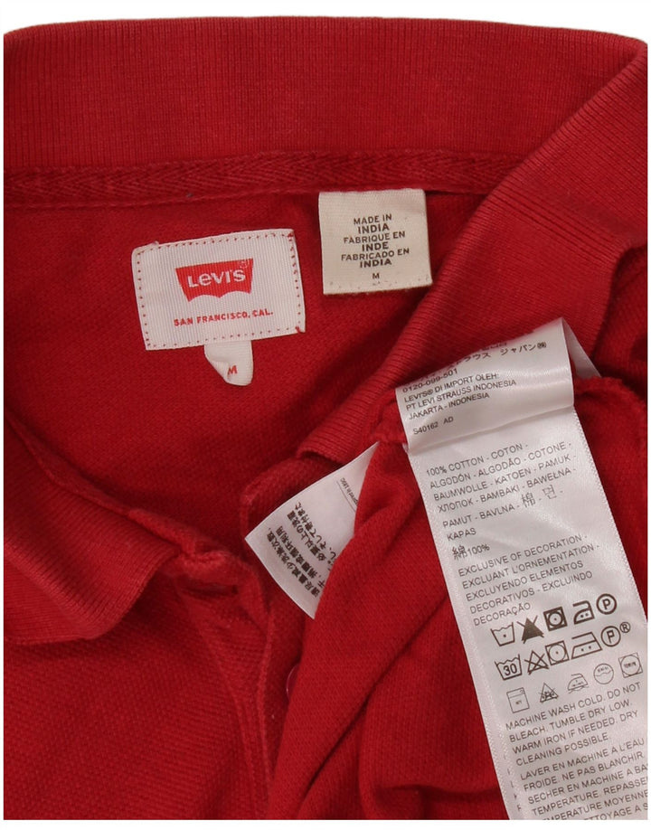 Tricou polo Levi's pentru bărbați, bumbac roșu mediu
