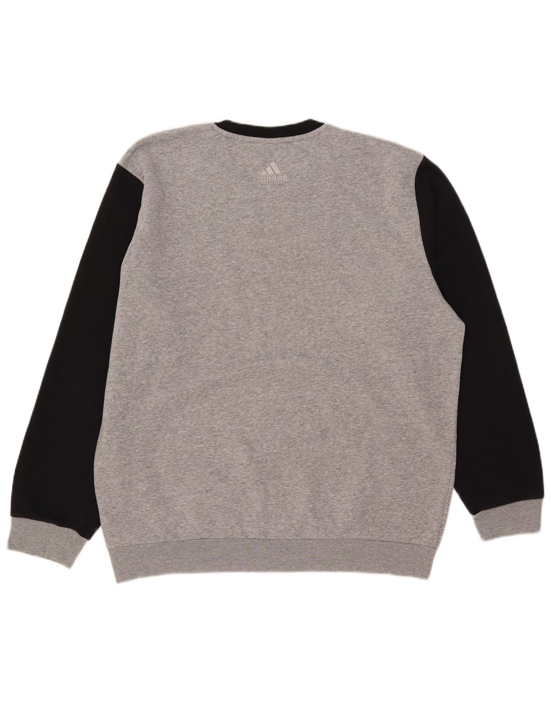 Hanorac cu grafic pentru bărbați Adidas Jumper mare, gri, bloc de culoare
