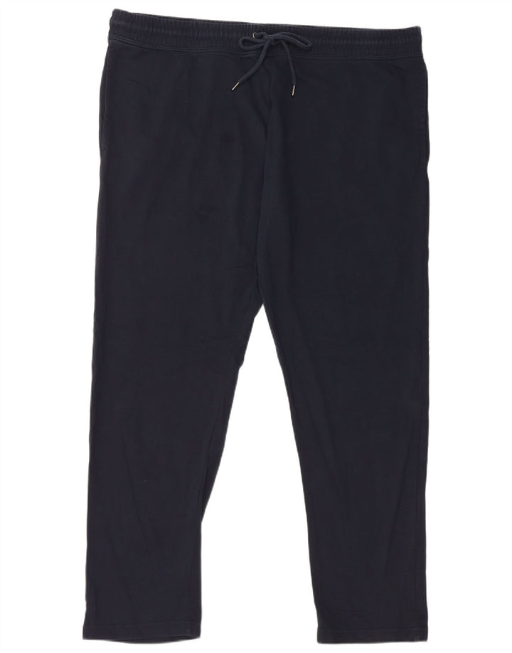 Pantaloni de trening obișnuiți pentru bărbați Marks & Spencer, 2XL, bumbac bleumarin