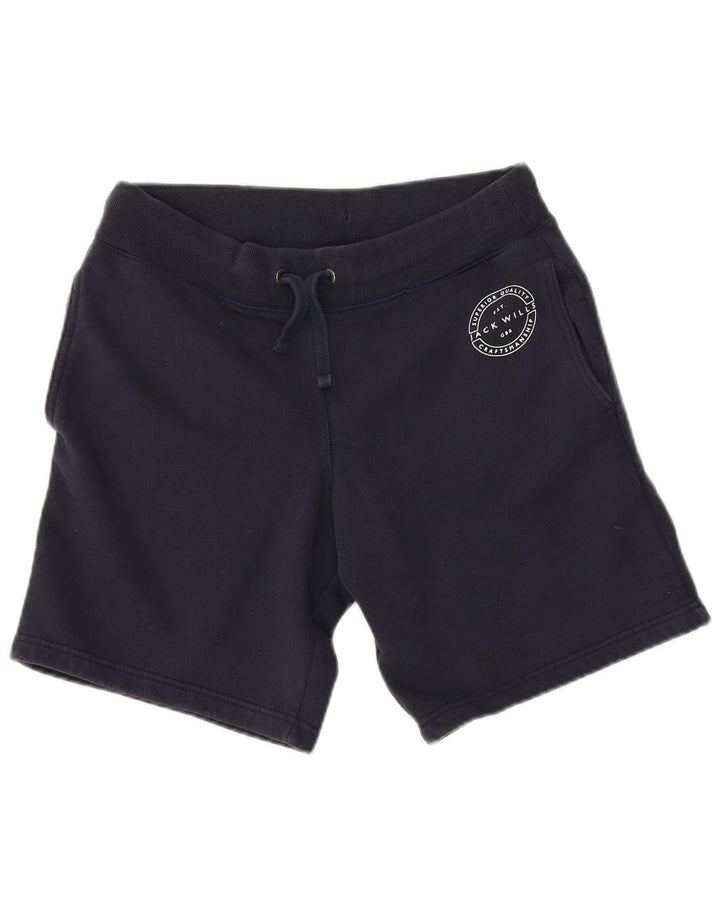 Pantaloni scurți sport Jack Wills pentru bărbați, bumbac mediu albastru bleumarin