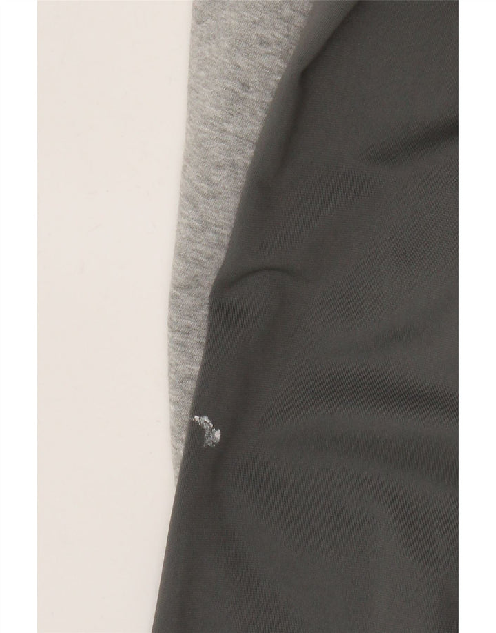 Hanorac grafic pentru bărbați Nike Pulover Medium Gri din bumbac color bloc