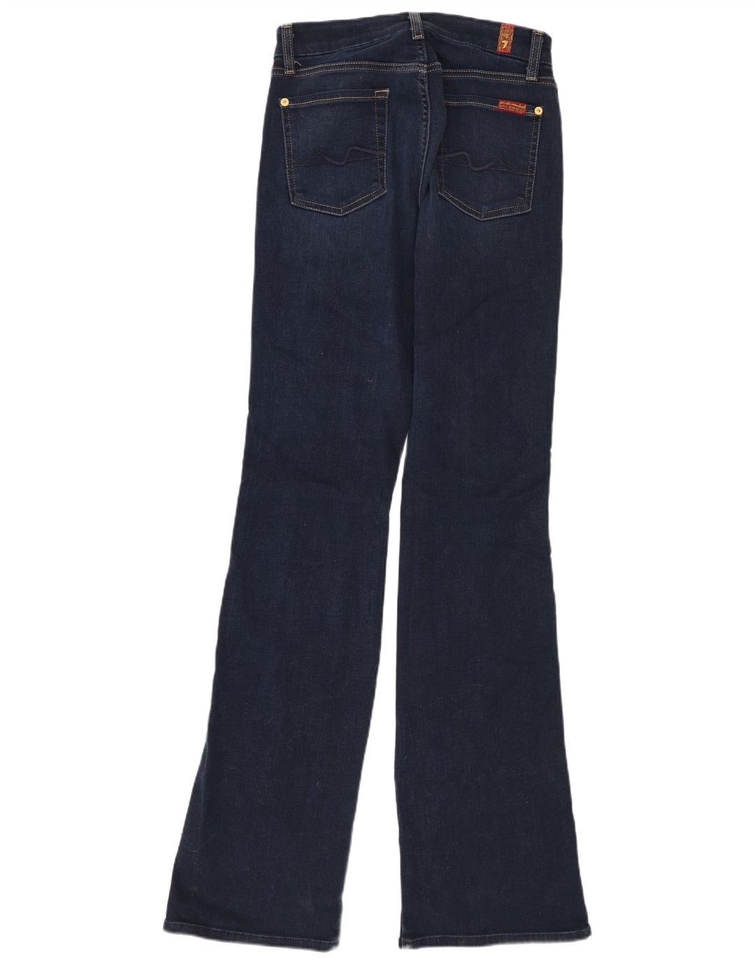 7 For All Mankind Blugi pentru femei Bootcut W26 L33 Bumbac bleumarin