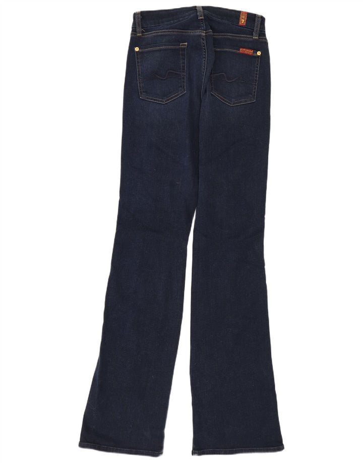 7 For All Mankind Blugi pentru femei Bootcut W26 L33 Bumbac bleumarin