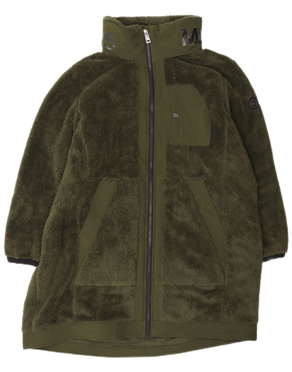 Palton din lână Michael Kors pentru femei UK 20 2XL Poliester verde