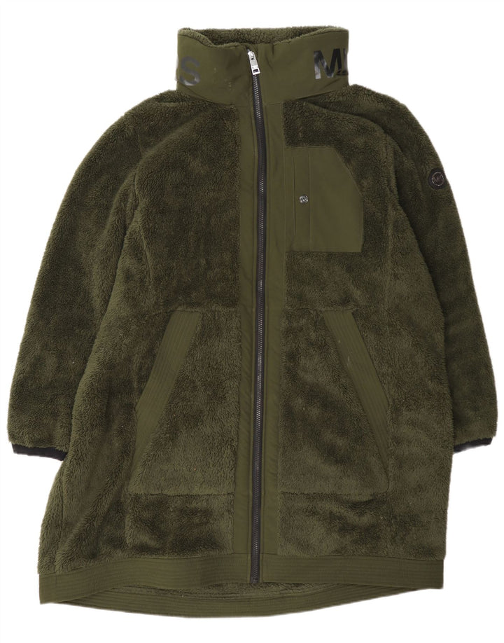 Palton din lână Michael Kors pentru femei UK 20 2XL Poliester verde