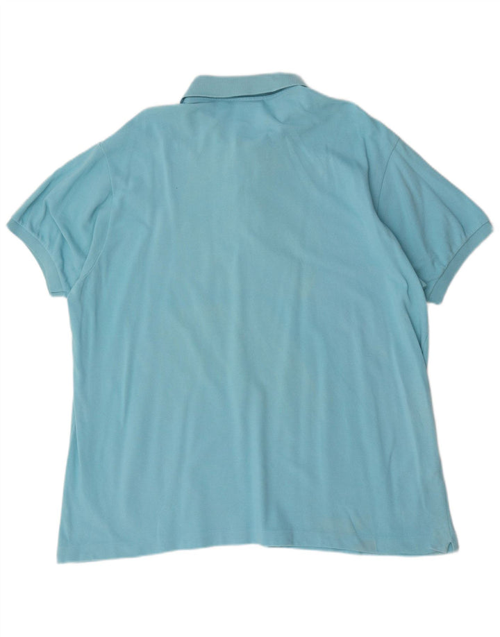 Tricou polo pentru bărbați Lacoste Mărimea 8 3XL Bumbac albastru