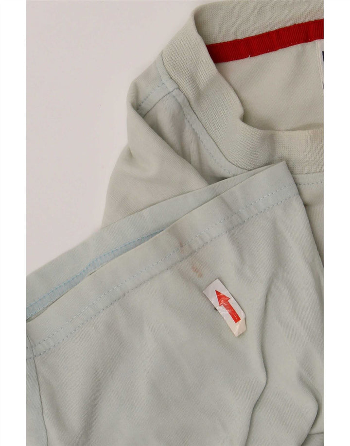Tricou cu mânecă scurtă Puma pentru bărbați, top din bumbac albastru mediu
