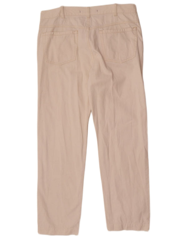 Pantaloni casual drepti pentru bărbați Incotex W32 L30 bumbac alb