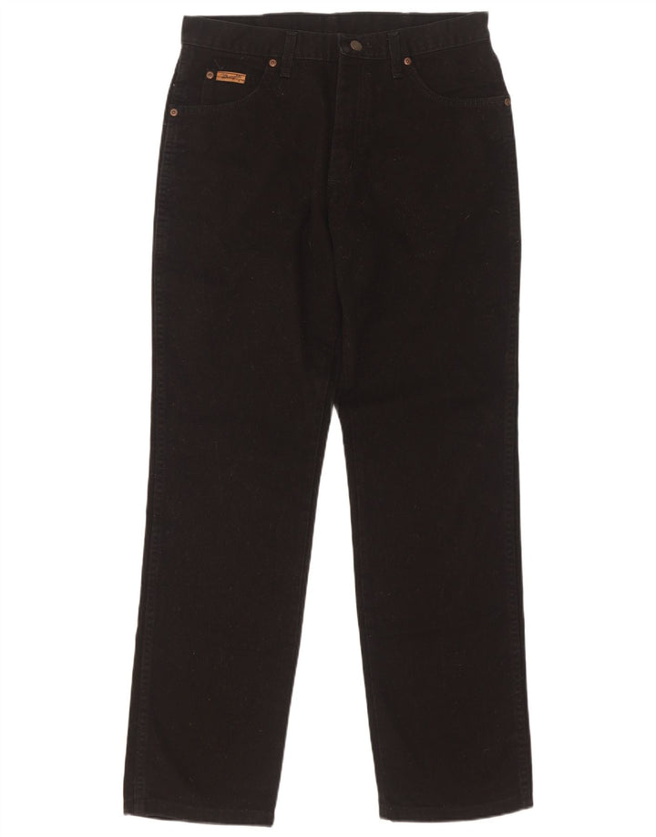 Blugi drepte pentru bărbați Wrangler Texas W33 L32 bumbac negru
