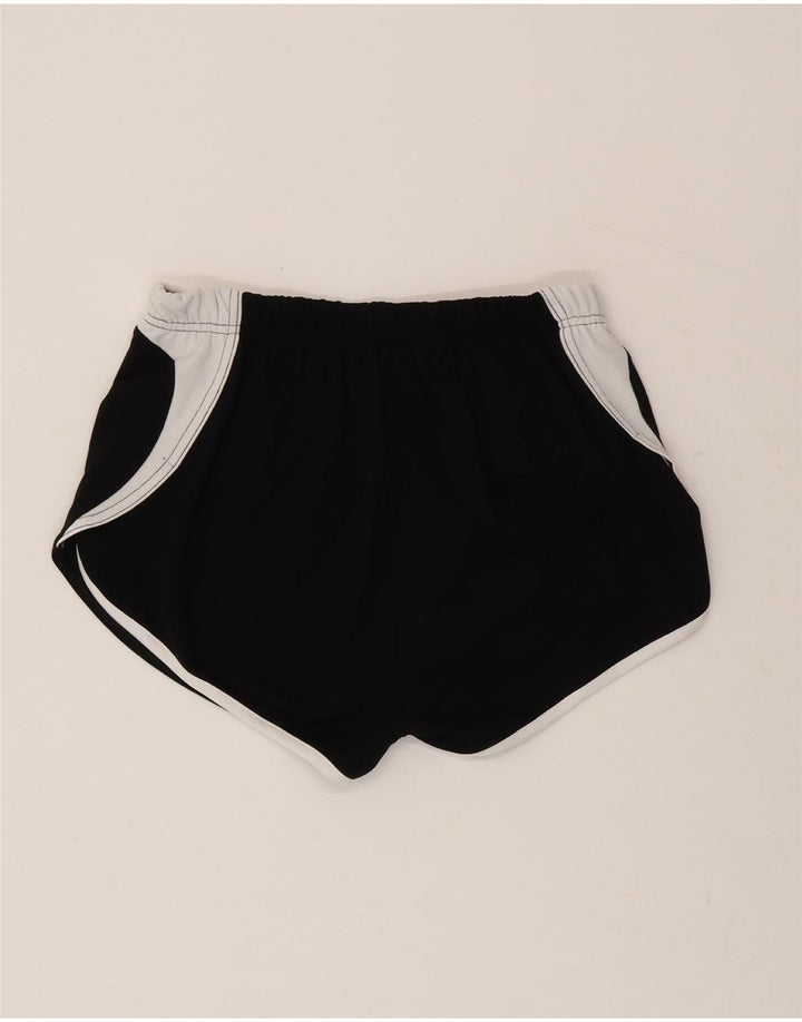 Pantaloni scurti sport Asics pentru femei UK 12 Medium Black Colorblock Poliester