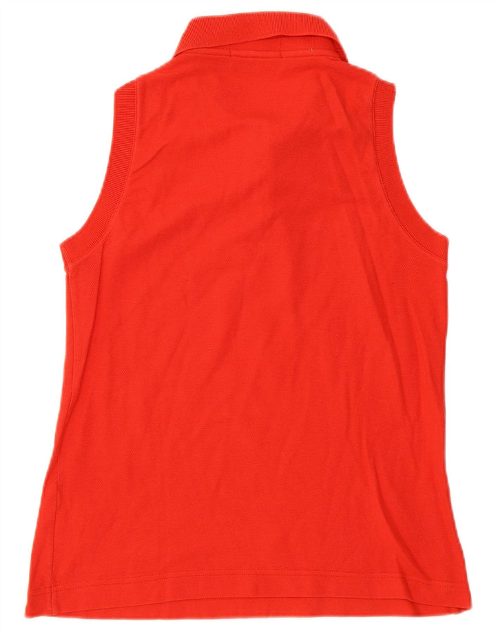 Tricou polo fără mâneci pentru femei Fila IT 42 bumbac roșu mediu