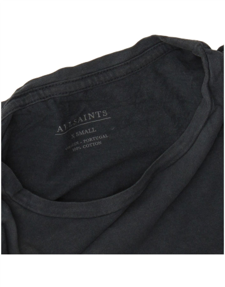 ALL SAINTS Tricou Bărbați Top XS Bumbac Gri