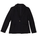 JIGSAW Jachetă Blazer pentru femei cu 1 nasture Marea Britanie 8 Mic Lână virgină bleumarin