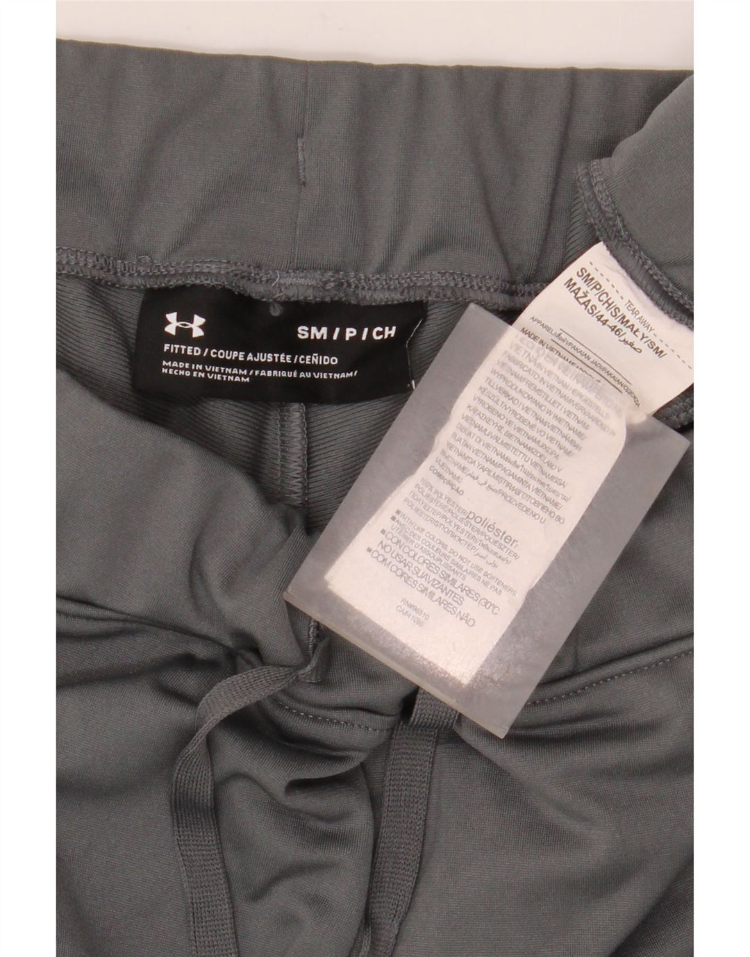 Pantaloni de trening drepti pentru bărbați Under Armour, gri mici, color block