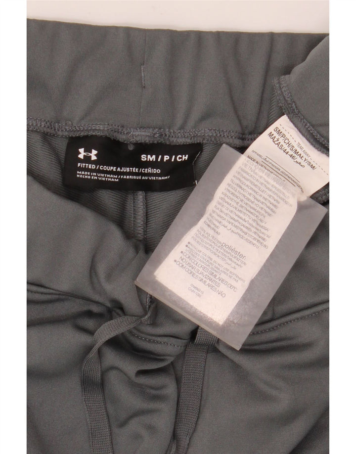 Pantaloni de trening drepti pentru bărbați Under Armour, gri mici, color block