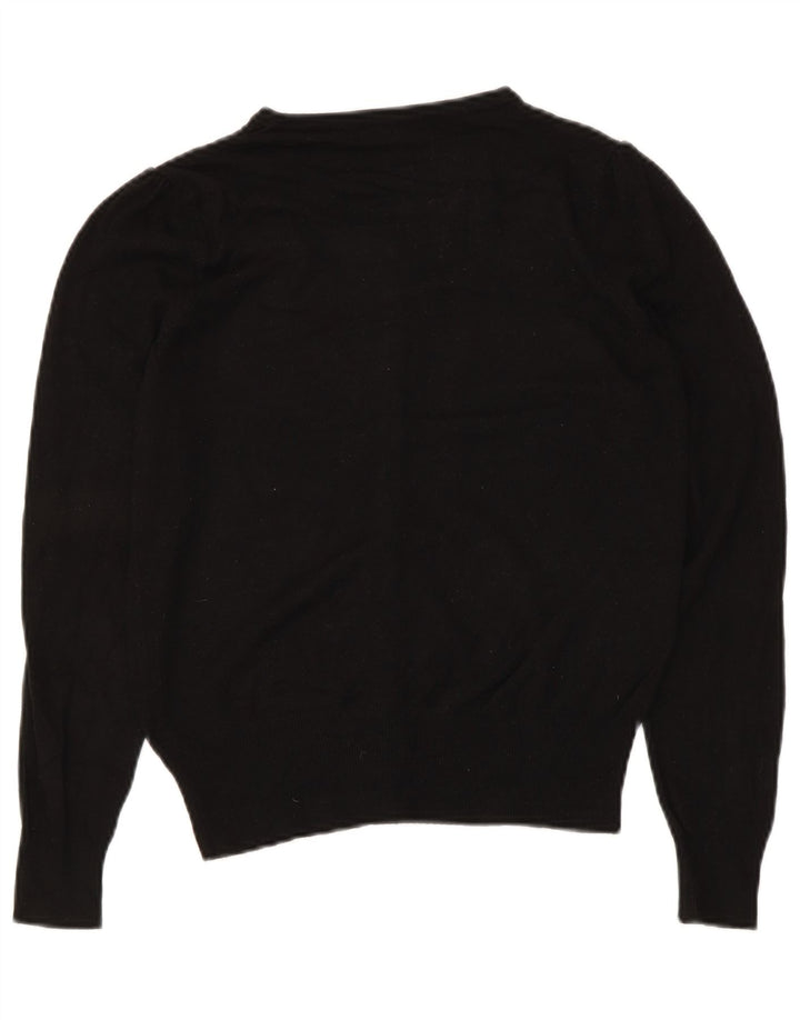 Pulover cardigan pentru femei Zara UK 8 mic, negru, viscoză