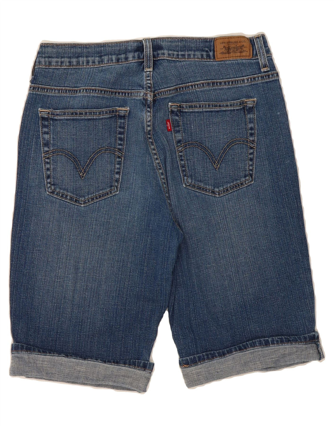 LEVI'S Womens 515 Denim Shorts US 8 Medium W30  Blue Cotton Vintage Levi's and Second-Hand Levi's from Messina Hembry 