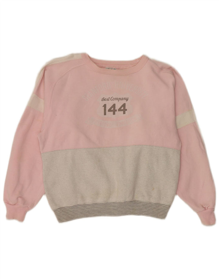 Pulover pentru damă Best Company Crop Pulover UK 14 Roz mediu