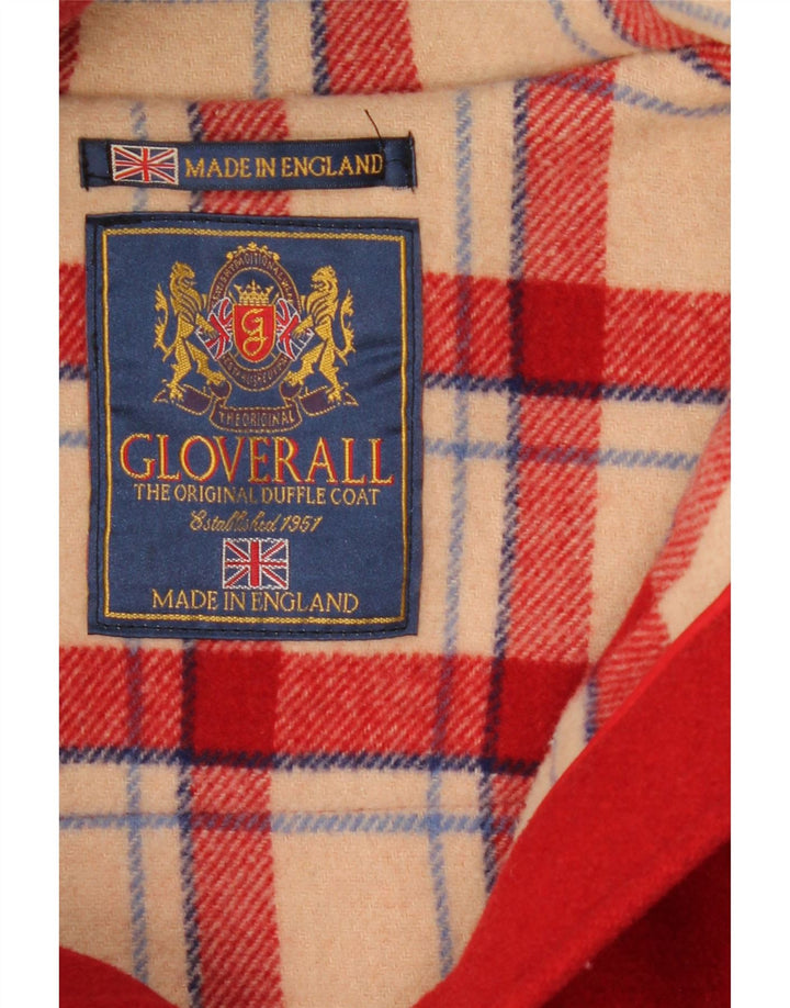 Palton Gloverall pentru femei, cu glugă, UK 18 XL, roșu