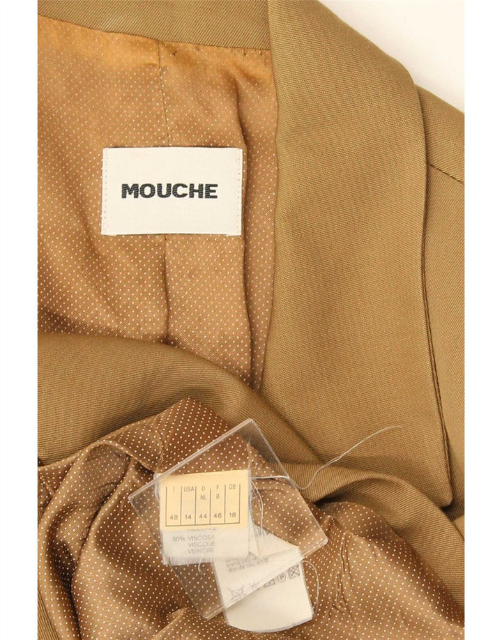 Jachetă Blazer pentru damă Mouche, cu două piept, UK 18 XL Kaki