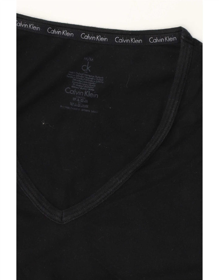 Tricou Calvin Klein pentru bărbați Top mediu negru bumbac