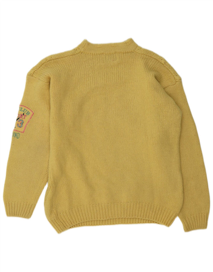 Pulover pentru bărbați Foxhound cu gât țestoasă, lână galbenă medie