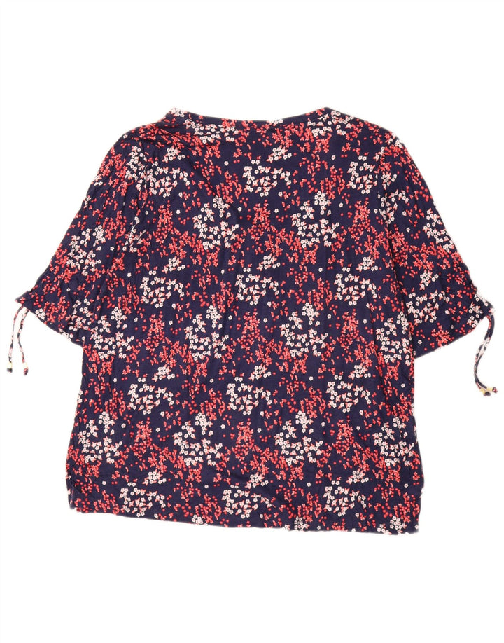 Bluză de damă MICHAEL KORS Top UK 18 XL Bleumarin Floral Sintetic