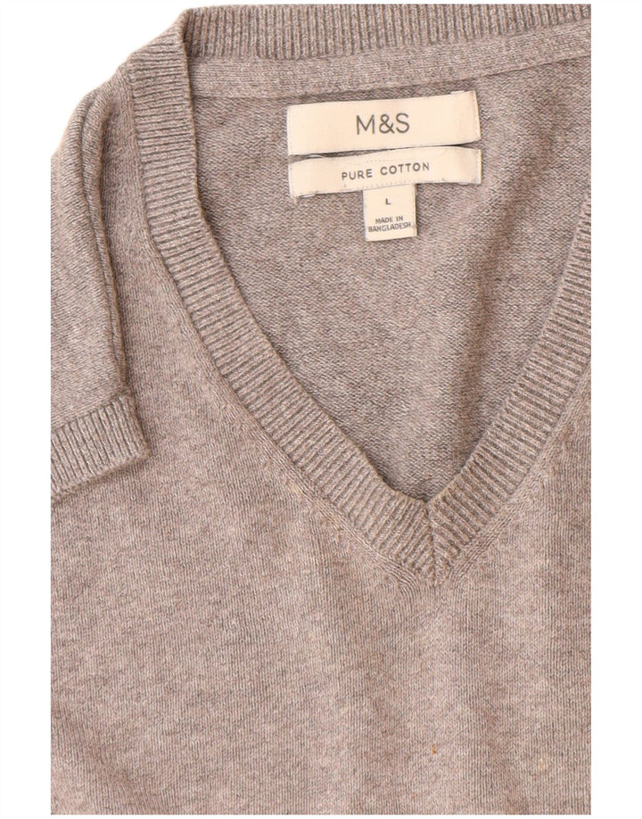 Marks & Spencer Vestă pentru bărbați Tank Top mare, gri bumbac