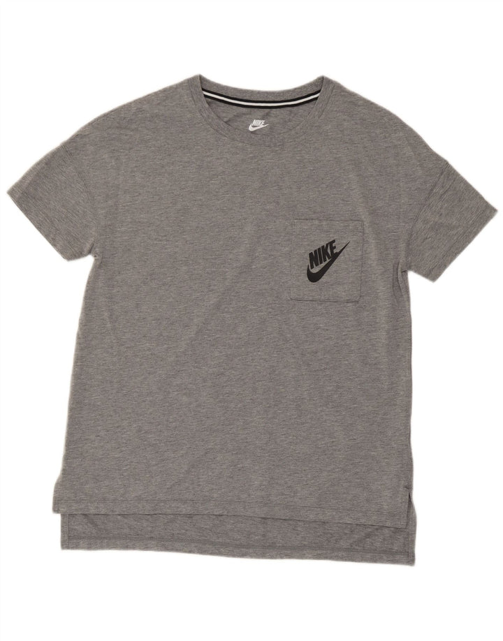 Tricou pentru femei Nike Top UK 14 Medium Gri Flecked Modal