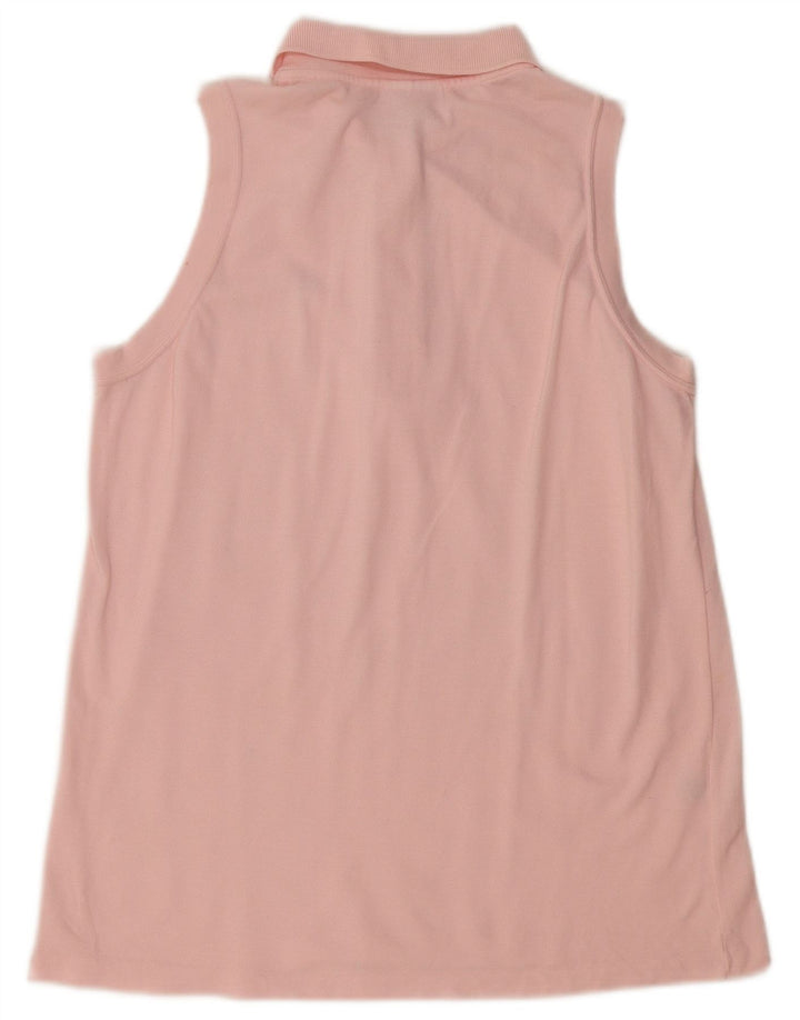 Tricou polo fără mâneci pentru femei LACOSTE Mărimea 42 mare bumbac roz