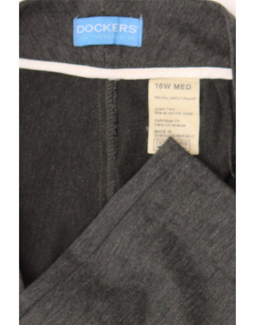 Dockers Pantaloni Drepți Casual Bărbați Mediu L36 L28 Bumbac Gri