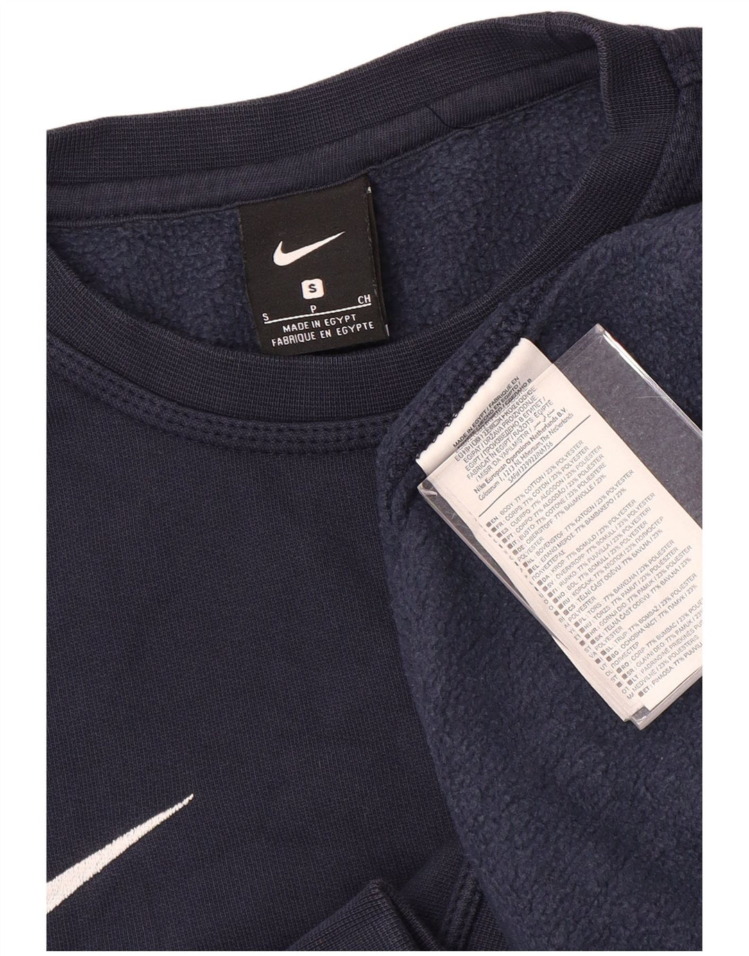 Hanorac pentru bărbați Nike Pulover mic, albastru bleumarin, bumbac