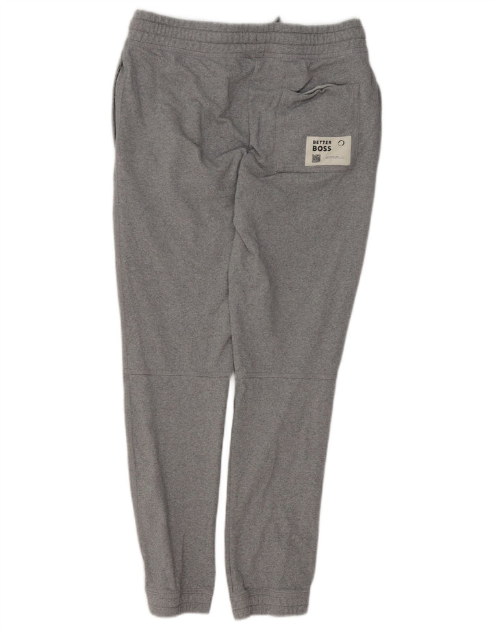 Pantaloni de trening pentru bărbați HUGO BOSS Pantaloni de jogging Bumbac gri mic