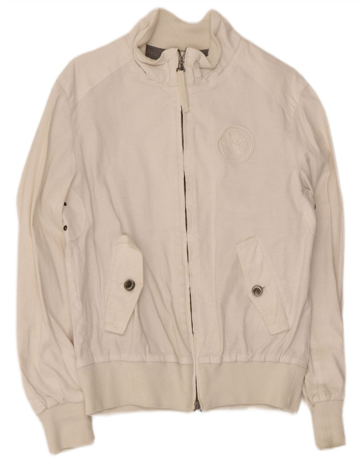 Bomber vintage pentru bărbați IT 46 Small White Viscose
