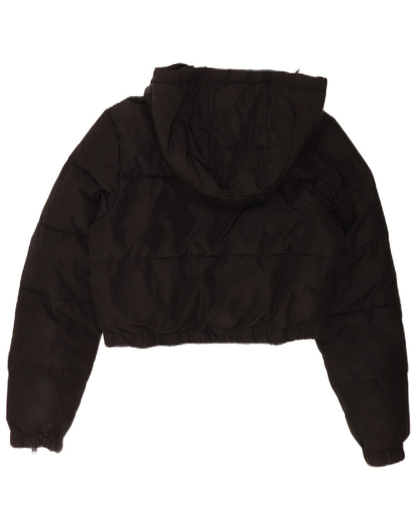 Jachetă căptușită cu glugă supradimensionată pentru femei Tommy Hilfiger UK 6 XS Negru